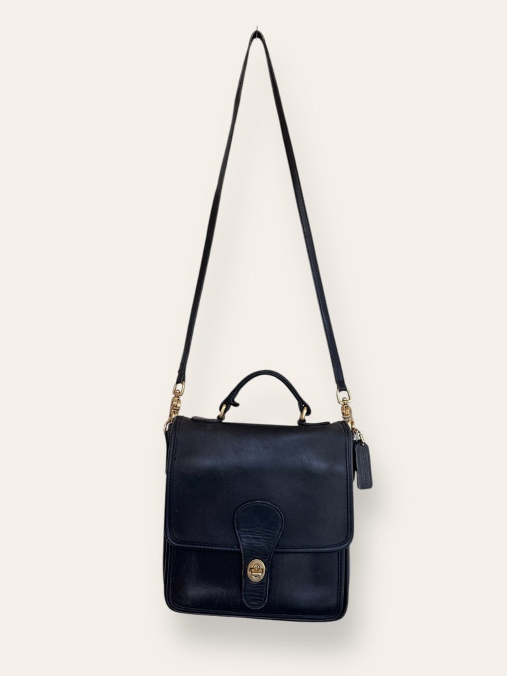 VINTAGE 1990’S COACH 5130 STATION BAG BLACK